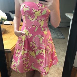 Lilly Pulitzer - Floral Strapless Dress